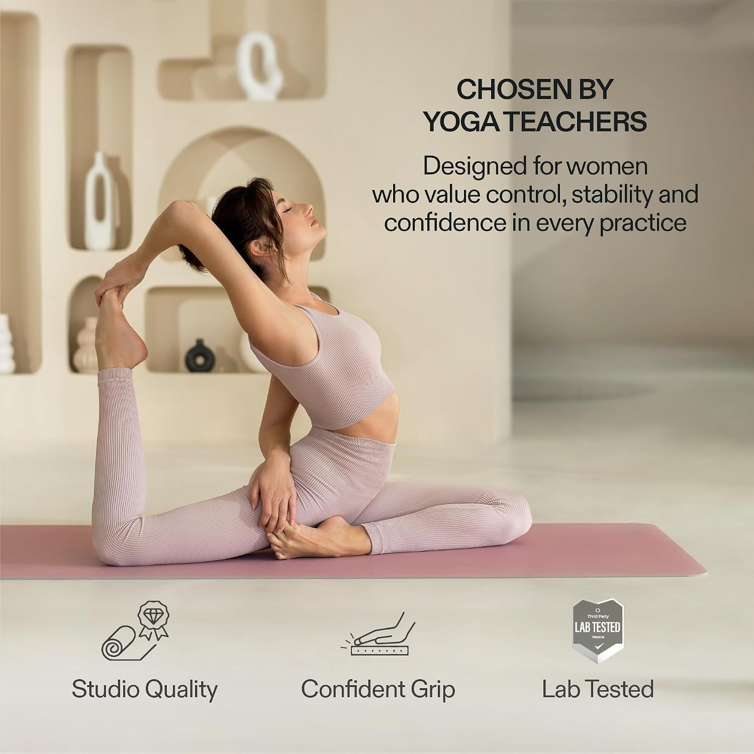 Premium PU Natural Rubber Yoga Mat