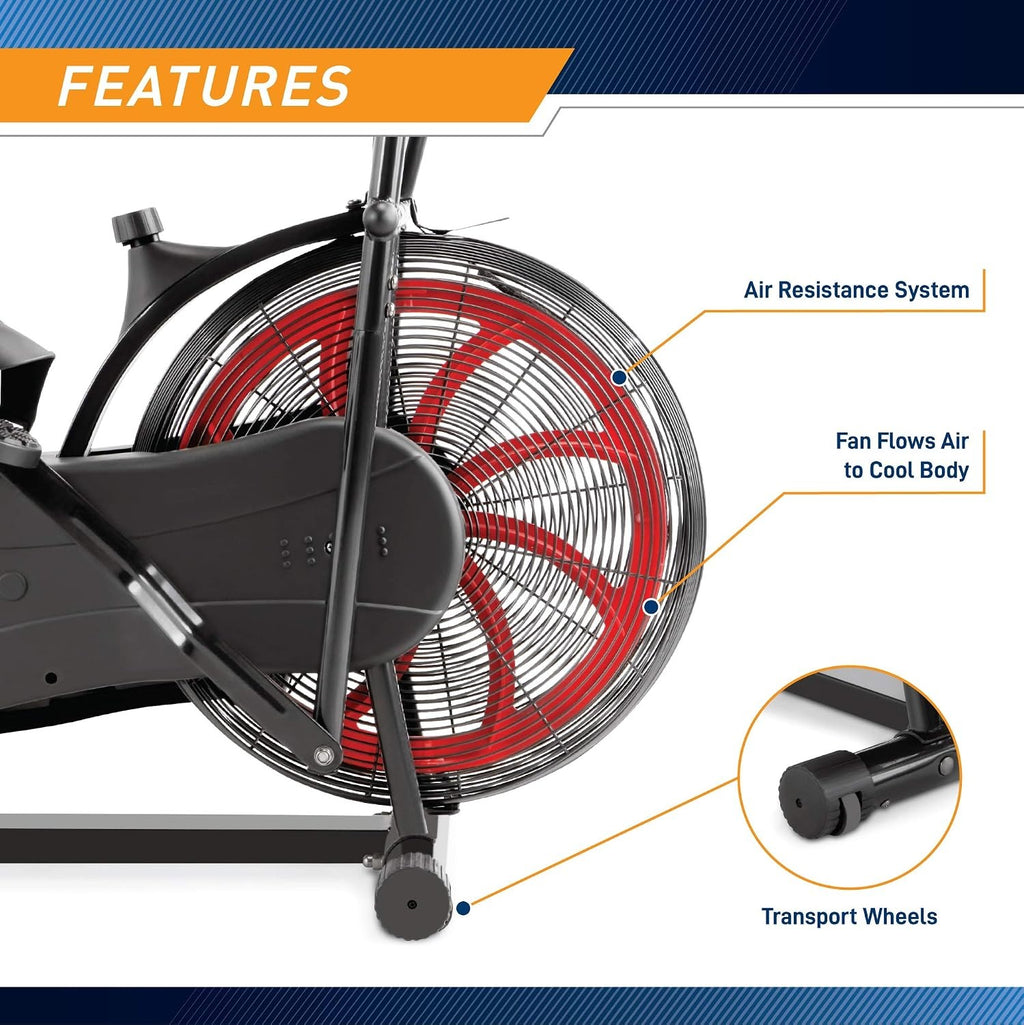 Air Fan Bike Dual Action Handlebars