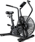 Air Resistance Fan Bike with Dual Handlebars
