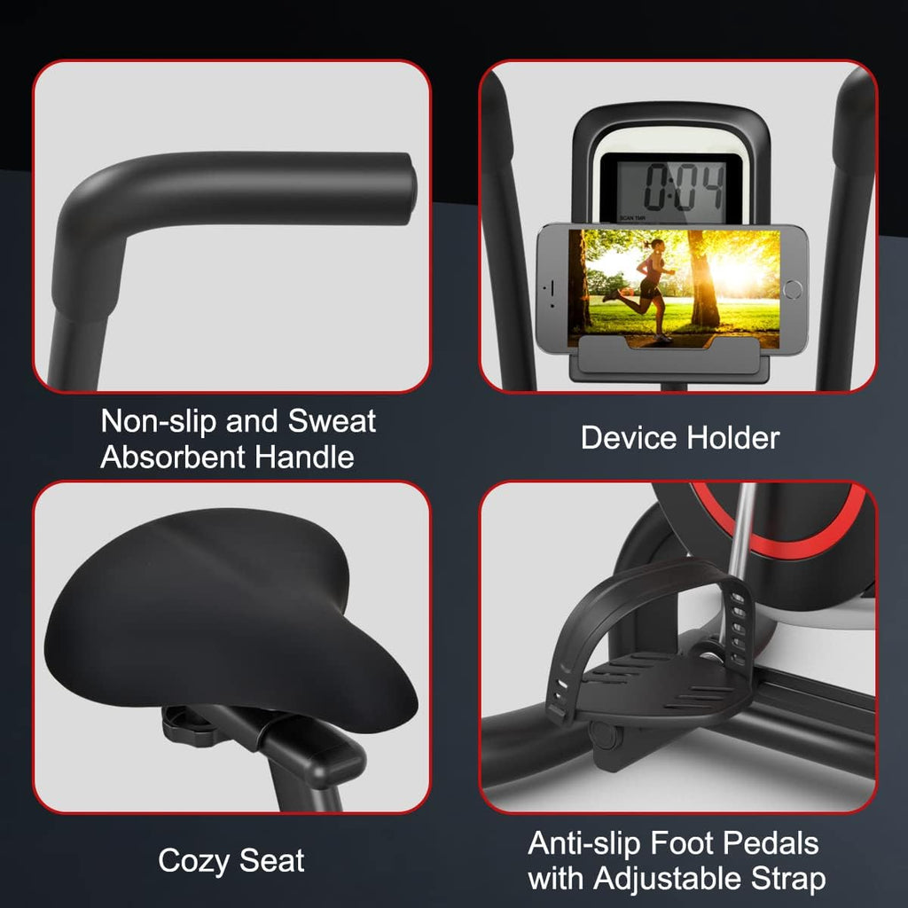 Air Bike with LCD Display & Holder
