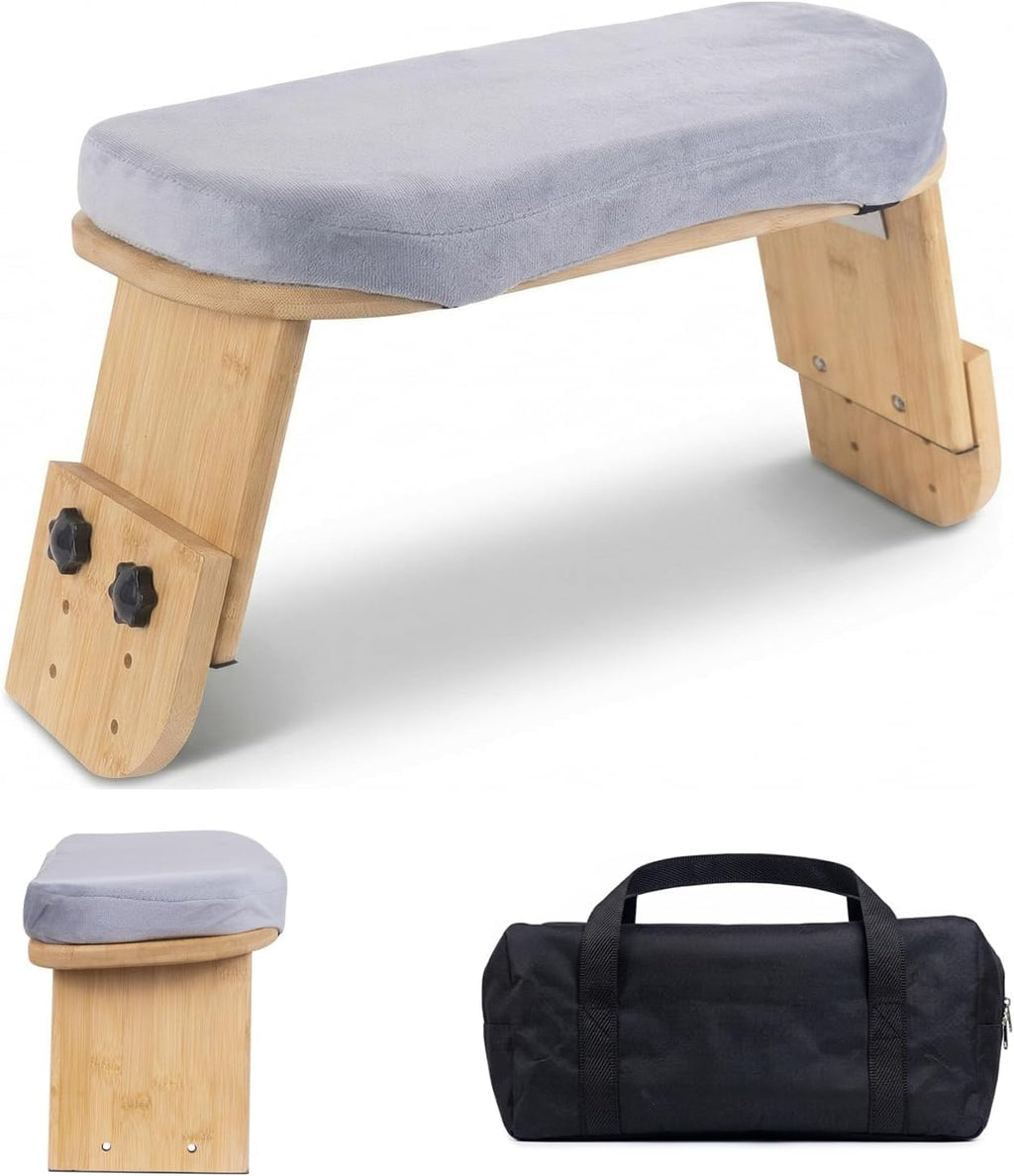 Adjustable Bamboo Meditation Bench