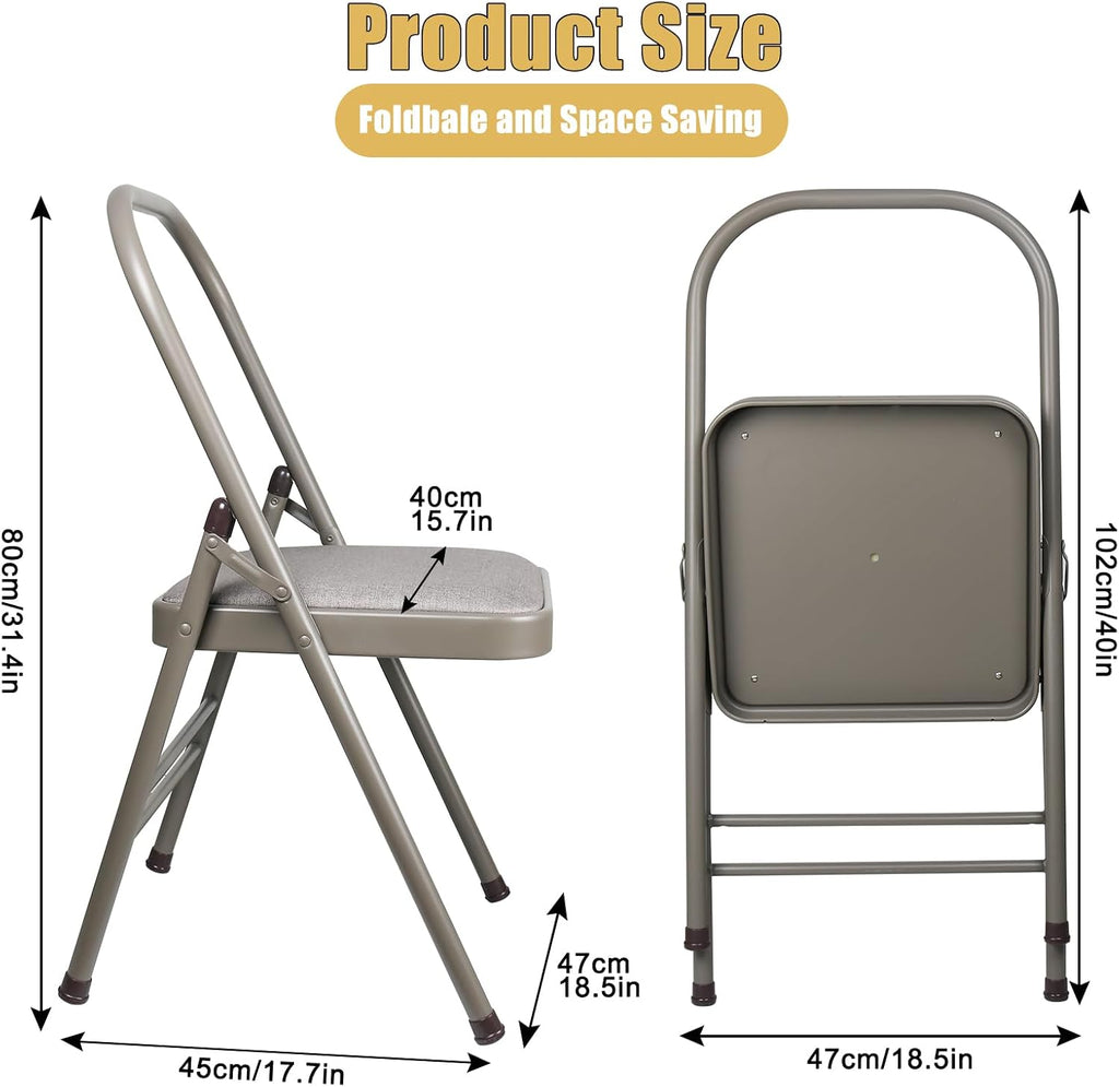 Modern Foldable Space-Saving Yoga Chair