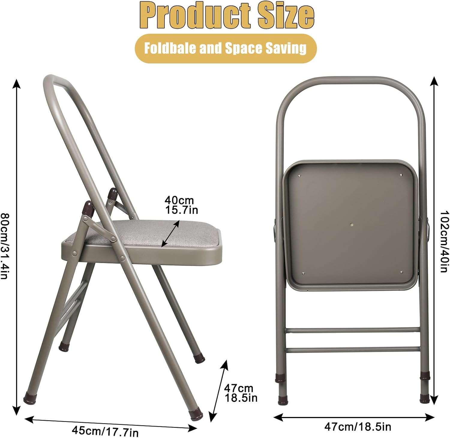 Modern Foldable Space-Saving Yoga Chair