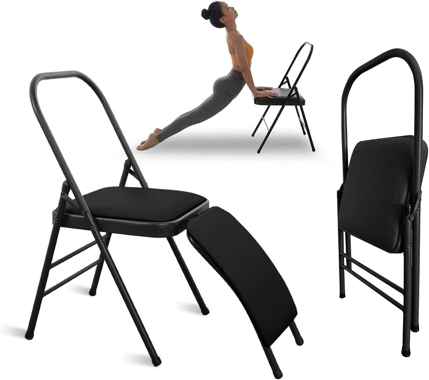 Folding Yoga Handstand Chair with Support