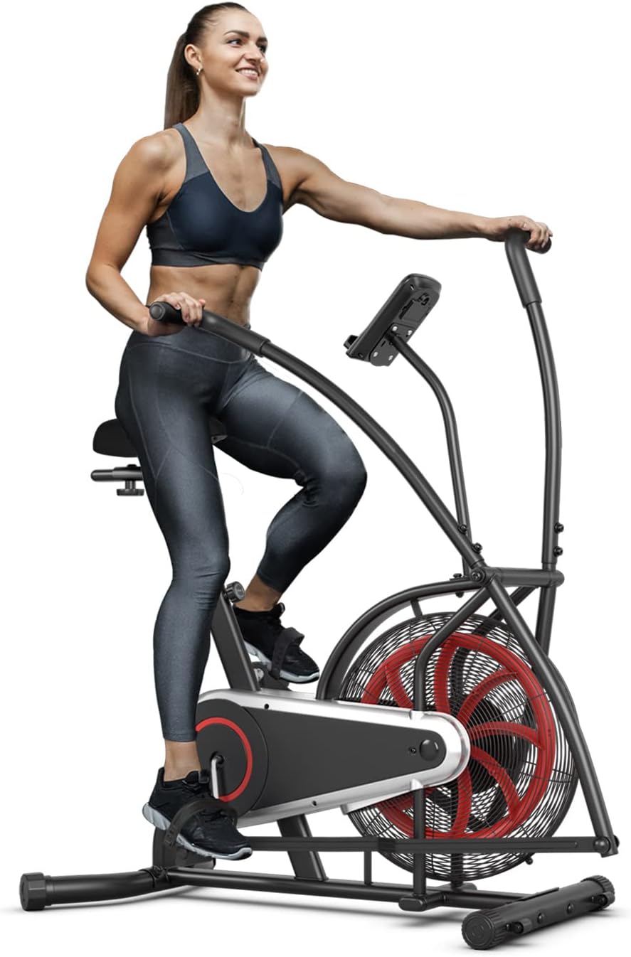 Air Bike with LCD Display & Holder