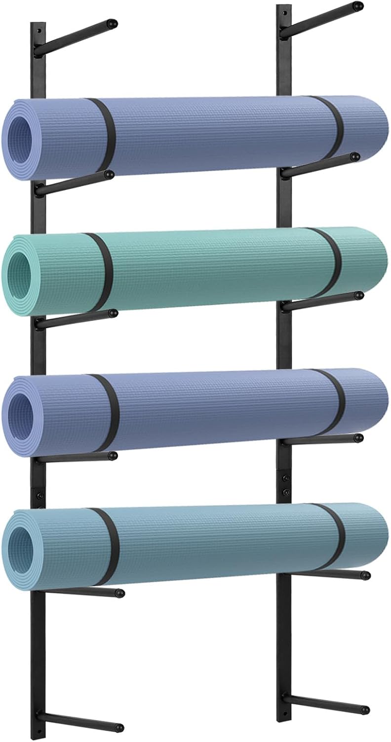 Yoga Mat & Board Wall Storage Holder
