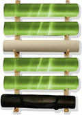 Wood 6/9-Tier Yoga Mat Storage Rack