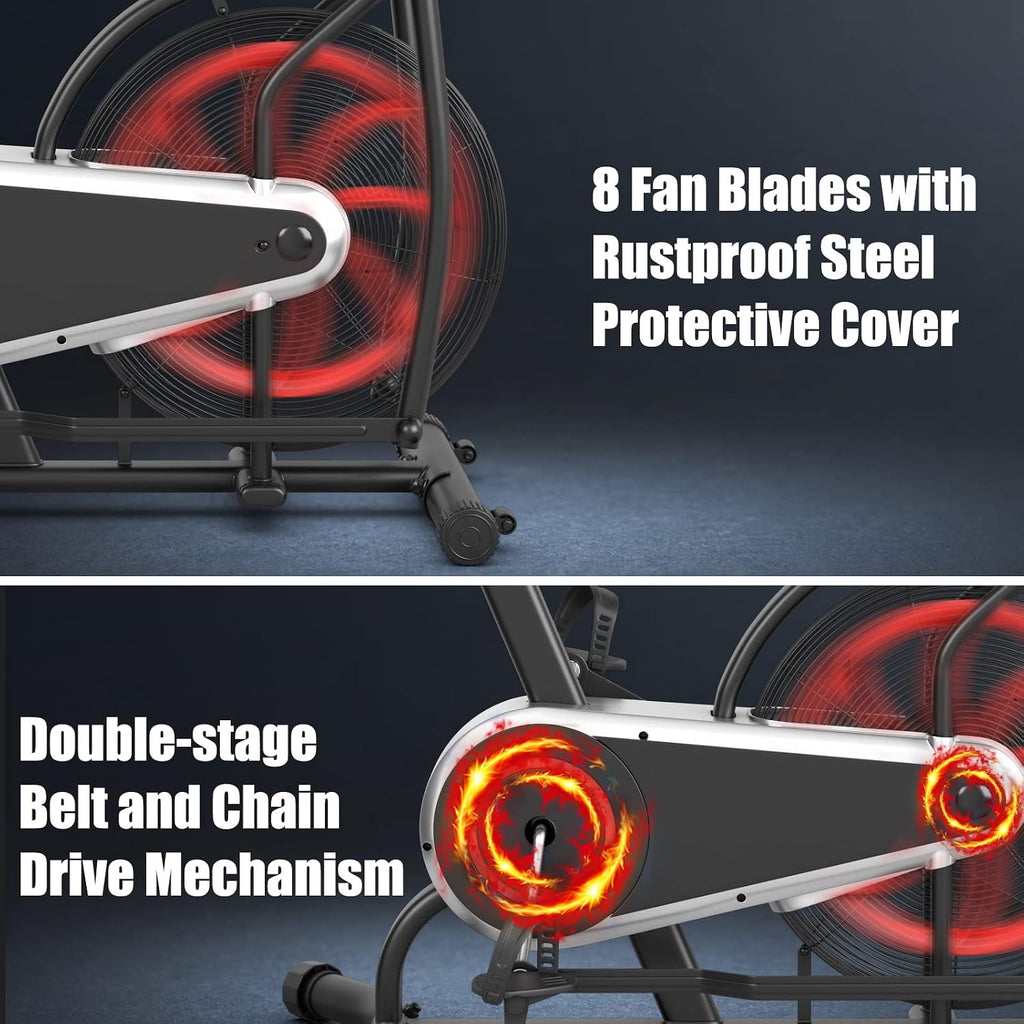 Air Bike with LCD Display & Holder