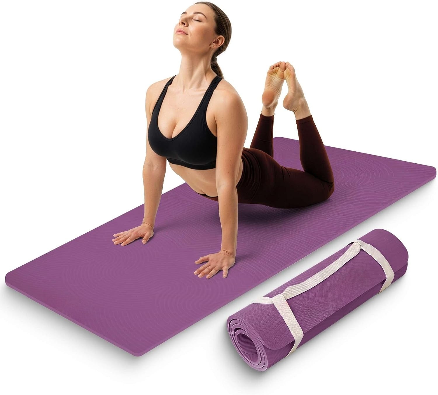 12mm Thick Non-Slip Yoga Mat
