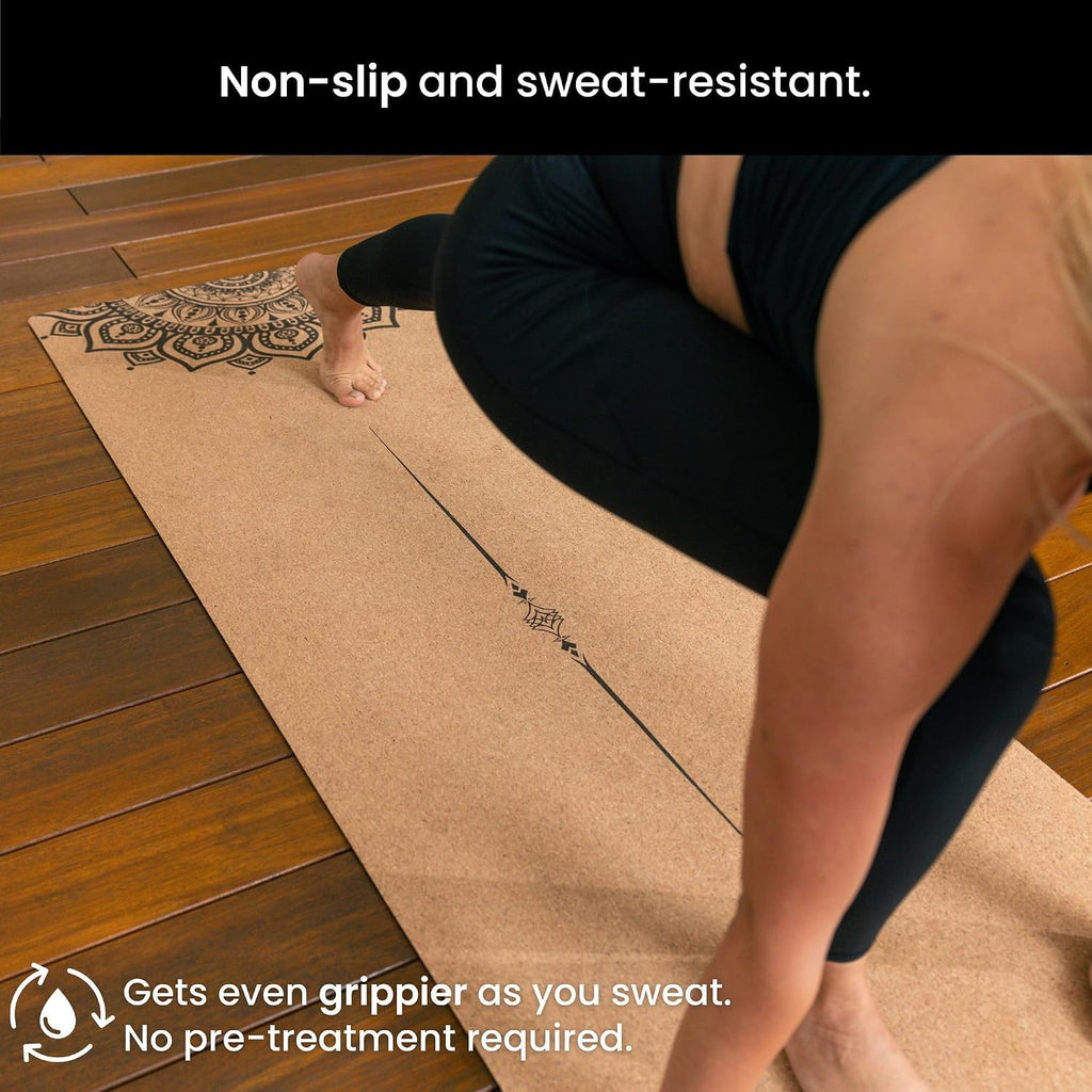 Non-Slip Eco Cork Yoga Mat