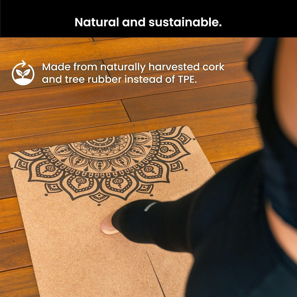Non-Slip Eco Cork Yoga Mat
