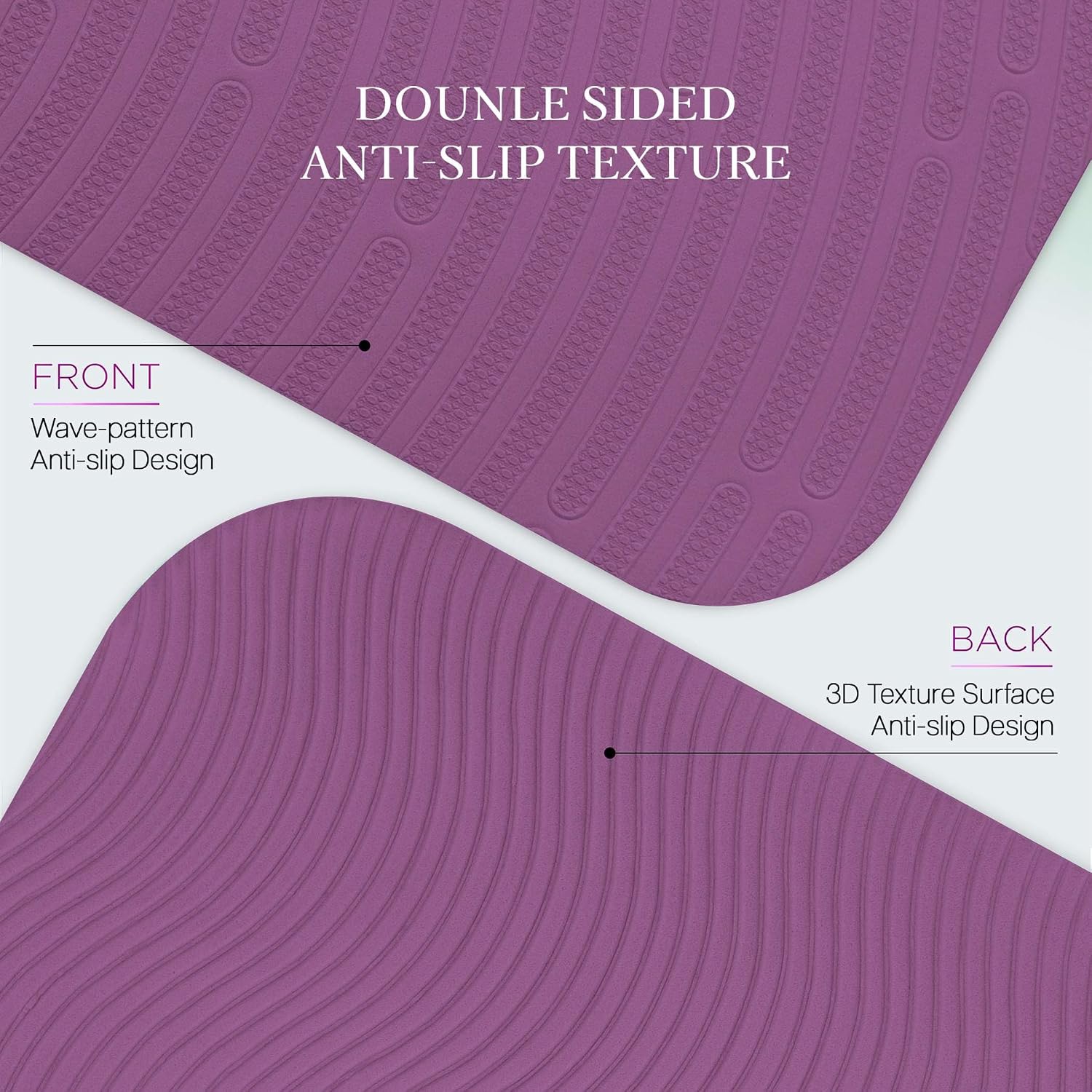 12mm Thick Non-Slip Yoga Mat