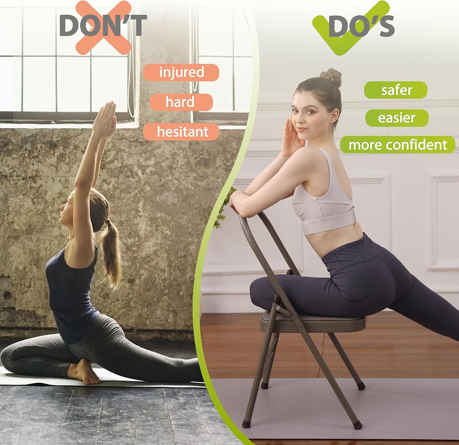 Yoga Auxiliary Chair for Core Training