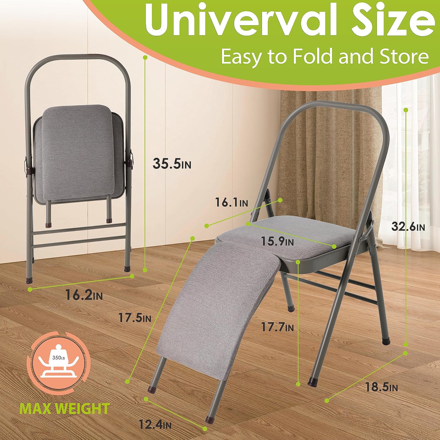 Yoga Auxiliary Chair for Core Training
