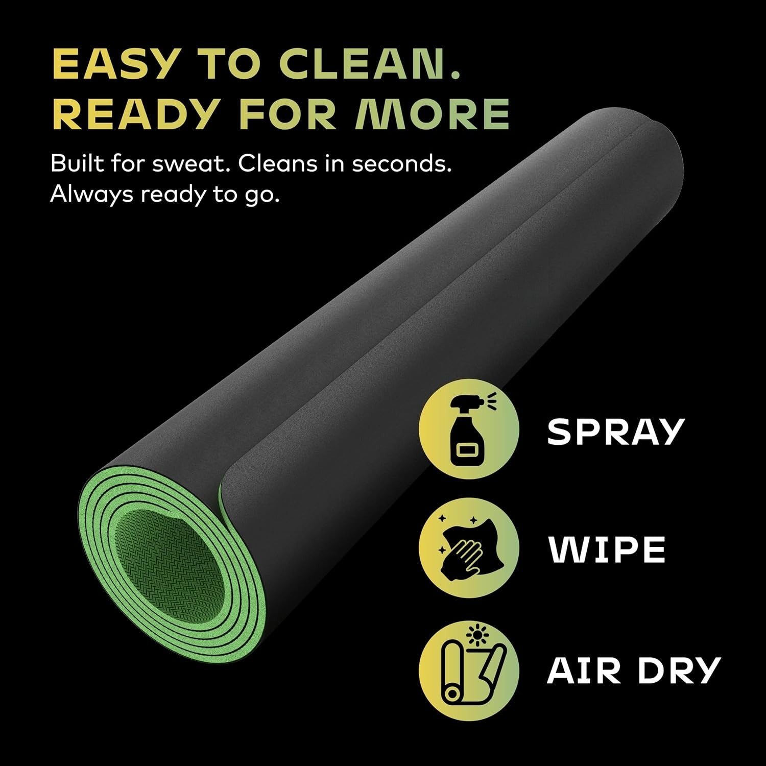 5mm Rubber Non-Slip Eco Yoga Mat