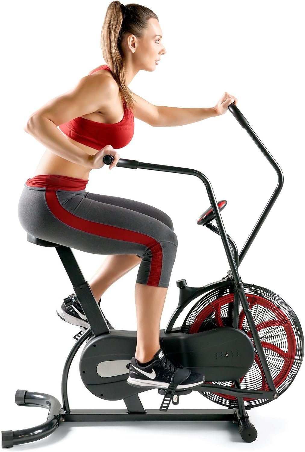 Dual Action Air Resistance Fan Bike