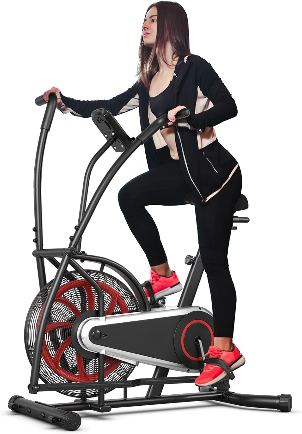 Air Resistance Fan Bike with Monitor